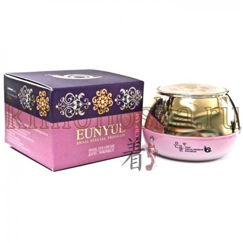 EUNYUL Snail Eye Cream Крем для кожи вокруг глаз с улиточным муцином Крем с улиточным муцином обеспечивает коже вокруг глаз комплексный и бережный уход, оказывает антивозрастное действие, эффективно борется с пигментными пятнами и разглаживает морщинки.
