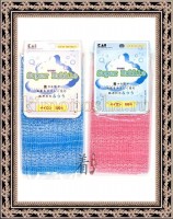KAI Supper Bubble Towel - Мочалка для тела (с объемным плетением средней жесткости), 30x100 см