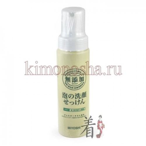 MIYOSHI ADDITIVE FREE BUBBLE FACE WASH Пенящееся средство для умывания на основе натуральных компонентов Средство для умывания прекрасно удаляет излишки кожных выделений, не нарушая естественного защитного липидного барьера кожи. Образует нежную кремовую пену. Мягко воздействует на кожу благодаря моющим компонентам растительного происхождения. Не вызывает аллергических реакций. Особенно рекомендуется для ухода за чувствительной кожей, а также кожей, склонной к шелушению и раздражениям.
Не содержит отдушек, стабилизаторов, консервантов.