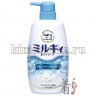 COW BRAND Milky Body Soap - Жидкое мыло для тела с керамидами и молочными протеинами аромат цветочного мыла - 006286