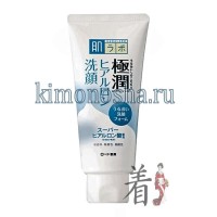 ROHTO HADA LABO Gokuju Hyaluronic Cleansing Foam Face Wash - Очищающая пенка для лица с гиалуроновой кислотой, 100 гр