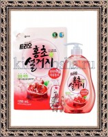 KeraSys Aekyung Soonsaem Trio Red Vinegar Dishwashing Detergent - Средство для мытья посуды Сунсэм Трио Гранат