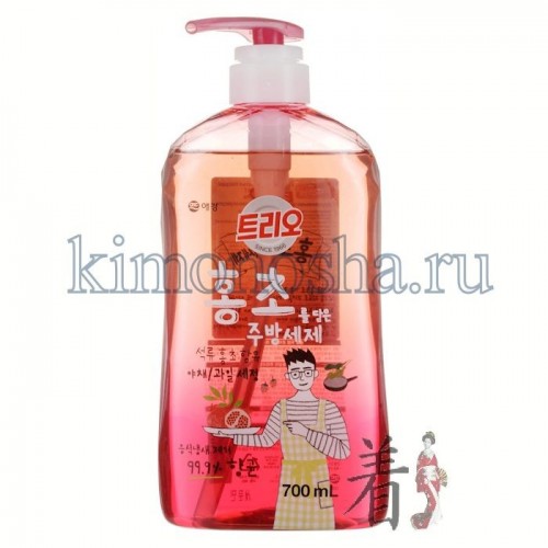 KeraSys Aekyung Soonsaem Trio Red Vinegar Dishwashing Detergent - Средство для мытья посуды Сунсэм Трио Гранат Удаляет 99% известных болезнетворных бактерий, в том числе сальмонеллу, стафилококк, кишечную палочку.
Имеет усиленный состав для лучшего удаления жира и неприятных запахов с посуды.
Не оставляет разводов и следов от воды на посуде после высыхания