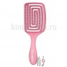 SOLOMEYA Wet Detangler Brush Paddle Strawberry Расческа для сухих и влажных волос c ароматом клубники - 14-2027