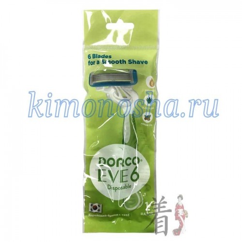 Dorco Eve 6 Disposable Одноразовые женские бритвенные станки 6 лезвий с плавающей головкой 6 лезвий обеспечивают комфортное, мягкое бритье за одно движение. Революционная конструкция плавающей бреющей головки идеально повторяет контуры Вашего лица, обеспечивая гладкость бритья. Лезвия выполнены из высококачественной медицинской стали и имеют лазерную заточку и специальное алмазно-полимерное покрытие от DORCO. Легкое промывание всех 6 лезвий благодаря открытой архитектуре обратной стороны бреющей головки, специальная полоска со смазывающим веществом, микрогребень. Специальное резиновое покрытие ручки делает бритье более комфортным