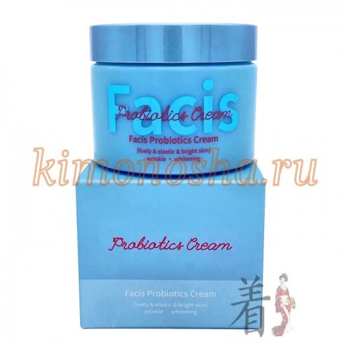 FACIS Probiotics Cream Крем для восстановления кожи лица с пробиотиками Крем с пробиотиками для восстановления микрофлоры кожи, оказывает оздоравливающее и омолаживающее действие. Он восстанавливает микрофлору кожи, укрепляет ее естественную защиту, интенсивно питает, увлажняет, смягчает и успокаивает кожу, способствует осветлению кожи и разглаживанию морщин.
