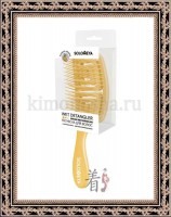 SOLOMEYA Wet Detangler Brush Rectangular Mango - Расческа для сухих и влажных волос с ароматом манго MZ005