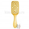 SOLOMEYA Wet Detangler Brush Rectangular Mango Расческа для сухих и влажных волос с ароматом манго - 14-2030