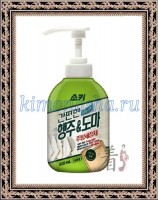MUKUNGHWA MKH Soki Kitchen Cleaner for Dishtowel & Chopping board - Универсальное чистящее средство для обработки тряпок, досок и кухонной утвари, 500 мл с помпой-дозатором