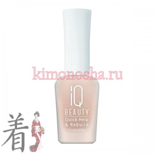 Q BEAUTY Quick Help &amp; Rebuild Скорая помощь для восстановления ногтей Высокоактивный препарат с экстрактом дикого риса. Дикий рис всегда являлся сильнейшим природным стимулятором процессов восстановления ногтей. Скорая помощь содержит в себе: масло арганы, которое восстанавливает ногтевую пластину от основания до кончиков, стимулируя регенерацию клеток. Препарат специально создан для ногтей, прошедших процедуру наращивания или использования гель-лака.