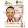 SunSmile Pure Smile Home Spa Gold - Маска для лица фольгированная, с коллоидным золотом, экстрактом чайного листа и гиалуроновой кислотой - 055907