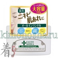 MOMOTANI Eaude Skin Conditioning Gel - Гель-кондиционер для ухода за проблемной кожей лица, 140 гр