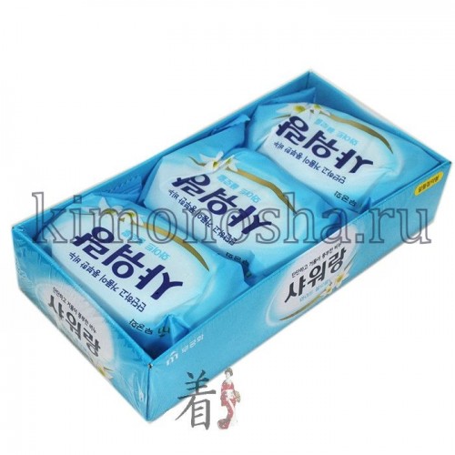 MUKUNGHWA MKH Whitte Flovers Body Soap Мыло туалетное твердое с ароматом белых цветов Классическое туалетное мыло для рук и тела тела отлично пенится, хорошо удаляет загрязнения, оставляет приятный аромат на коже.