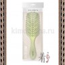 SOLOMEYA Scalp Massage Bio Hair Brush Green Массажная био-расческа для волос Зеленая - SOLOMEYA Scalp Massage Bio Hair Brush Green Массажная био-расческа для волос Зеленая