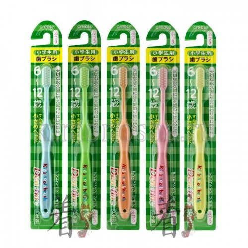 CREATE CHILD TOOTHBRUSH Зубная щетка средней жесткости для детей 6-12 лет Зубная щетка с компактной головкой и ручкой прекрасно подходит для эффективной чистки детских зубов.