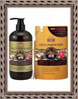 Kumano Cosmetics Deve Oil Conditioner - Кондиционер без силикона с 3 видами масел: лошадиное, кокосовое и камелии