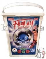 Kresays Washing Powder Universal - Экологичнный, гипоаллергенный стиральный порошок 2,5кг, 120 стирок