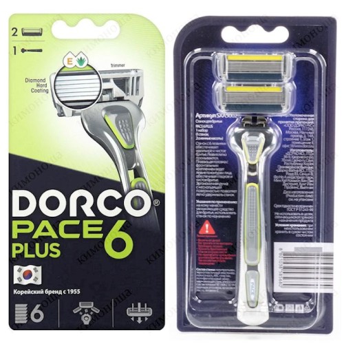 Dorco Pace 6 Plus Бритвенный станок c 6-ю лезвиями и триммером Первая в мире 6-лезвийная бритвенная система с дополнительным лезвием-триммером!
Новая, инновационная 6-лезвийная бритвенная система обеспечит мгновенный и качественный результат.