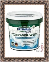 Heitmann Oxi Power Weiss - Мощный пятновыводитель на кислородной основе для белого белья, 500 гр