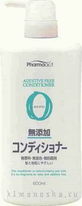 KUMANO COSMETICS Pharmaact Японский кондиционер для волос без добавок Эффективно избавляет волосы от повреждения и сухости, делает их более гладкими и послушными. Кондиционер выполнен без добавления отдушек, красителей и антисептических средств.