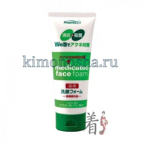 KUMANO COSMETICS Pharmaact Acne Control Medicated Face Foam Пенка для умывания против черных точек Пенка для умывания против черных точек содержит гиалуроновую кислоту и аминокислоты, которые отлично увлажняют кожу. Пенка подходит для проблемной кожи с признаками акне. Входящий в состав изопропилметилфенол убивает бактерии, препятствует образованию прыщей, дикалия глициризат предотвращает появление прыщей и покраснений. Благодаря густой пене пенка глубоко проникает в поры, очищает кожу, делает ее гладкой.