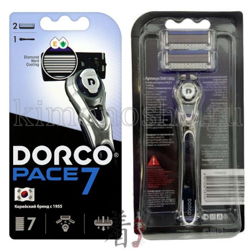 Dorco Pace 7 Бритвенный станок c 7-ю лезвиями Первая в мире 7-лезвийная бритвенная система!
Новая, инновационная 6-лезвийная бритвенная система обеспечит мгновенный и качественный результат бритья.