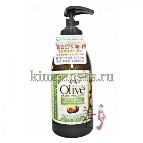 OLIVE Olive &amp; Henna Natural Shampoo Увлажняющий и восстанавливающий шампунь для волос с экстрактом оливы и хны Увлажняющий и восстанавливающий шампунь с экстрактом оливы и хны подходит для волос, поврежденных мелированием и окрашиванием. Отлично очищает, защищает кожу головы от перхоти т выпадения волос. Увлажняет кожу головы, поддерживает ее водный и жировой балланс и делает волосы здоровыми и красивыми. Провитамины В5, а также содержащийся в экстрактах природных растений бетаин, питают поврежденные под воздействием физических, химических и других факторов окружающей среды волосы и придают им блеск и жизненную силу. Поддерживает здоровым и ярким цвет волос после окрашивания и мелирования.