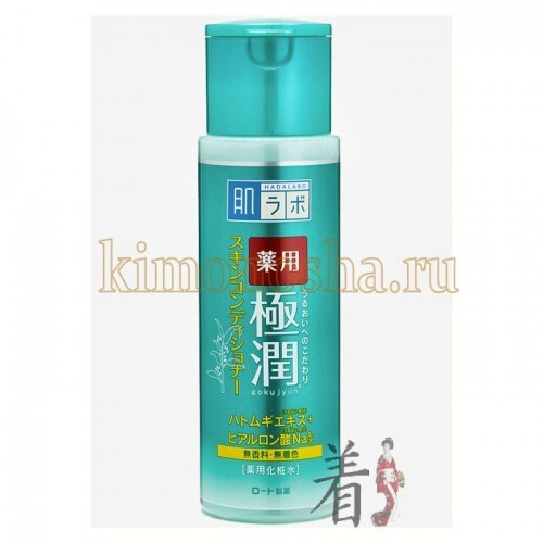 ROHTO HADA LABO Medicated Gokujyun Skin Conditioner Лечебный лосьон-кондиционер для кожи, склонной к высыпаниям и воспалениям Лечебный лосьон с увлажняющим эффектом для борьбы с кожными воспалениями, акне, сухостью, шелушениями и пр.
Содержит 2 ключевых лечебных ингредиента Dipotassium Glycyrrhizate и 6-Aminocaproic Acid, которые уменьшают воспаление и помогают бороться с признаками акне и нездоровой кожи.
Лосьон без запаха, спирта, парабенов и минеральных масел направлен на борьбу и профилактику акне, раздражения, покраснения и огрубения кожи
