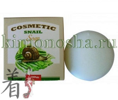 SEIL TRADE COSMETIC SNAIL SOAP - Косметическое мыло для умывания с экстрактом слизи улитки Косметическое мыло создает плотную пену,  прекрасно очищает кожу, увлажняет, придает коже упругость и гладкость.