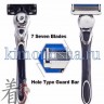 Dorco Pace 7 GF-SVA 1000 Премиальный бритвенный набор: Станок бритвенный с 7 лезвиями + 4 сменные касеты - 312681-2