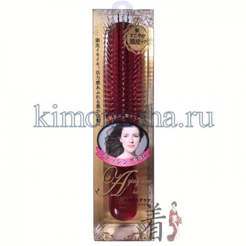 VESS AGING CARE BRUSH AG-1500 - Щетка массажная для антивозрастного ухода за кожей головы Массажная щетка против старения Vess помогает удалить загрязняющие частицы из пор, смыть грязь и отмершие клетки эпителия от корней волос, делает массаж волосистой части головы. 372 щетинки с мягким закругленным наконечником мягко массируют кожу головы. Очищают от грязи, увеличивают кровоснабжение к коже головы, тем самым омолаживая ее, возвращая волосам жизненную силу. Препятствует выпадению и способствует росту волос.