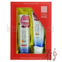 MEISHOKU Hyalcollabo Cleansing and Deep Hydration SET - Подарочный набор “Очищение и глубокое увлажнение”: пенка для умывания,100 гр + глубокоувлажняющий лосьон,180 мл