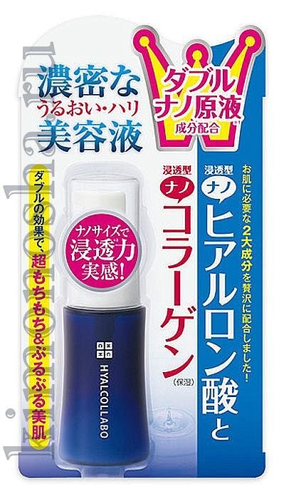 Meishoku Hyalcollabo W Moist Beauty Essence Глубокоувлажняющая эссенция с наноколлагеном и наногиалуроновой кислотой Глубокоувлажняющая эссенция содержит два активных нано-компонента - наноколлаген  и наногиалуроновую кислоту. Эссенция глубоко увлажняет, активно подтягивает кожу, поддерживает оптимальный уровень влаги в клетках, придаёт коже упругость и эластичность