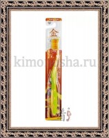 EQ MAXON Wellbeing Gold Toothbrush - Зубная щетка для детей от 7 лет со сверхтонкими щетинками двойной высоты с ионами золота Мягкой жесткости