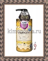 Daiichi Funs Honey Milk Body Soap - Гель для душа увлажняющий с экстрактом меда и молока