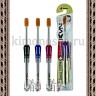 EQ Maxon Navi Super Gold Toothbrush Зубная щетка со сверхтонкими щетинками двойной высоты и прозрачной прорезиненной ручкой, с ионами золота, средней жесткости - EQ Maxon Navi Super Gold Toothbrush Зубная щетка со сверхтонкими щетинками двойной высоты и прозрачной прорезиненной ручкой, с ионами золота, средней жесткости