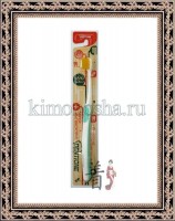 EQ MAXON Dentione Nano Gold Toothbrush - Зубная щетка с компактной головкой, сверхтонкими щетинками, ионами золота, средней жесткости