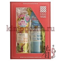 MEISHOKU Detclear Double Cleansing SET - Подарочный набор “Двойное очищение” Пилинг-гель с эффектом легкого скатывания (без аромата),180 мл + пудра для умывания, 75 гр