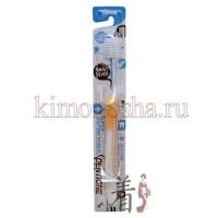EQ Maxon Dentione Nano Silver Toothbrush - Зубная щетка со сверхтонкими щетинками двойной высоты, ионами серебра, средней жесткости