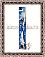 EQ MAXON Mashi Maro Anti-Bacterial Super Bristles Toothbrush - Зубная щетка со сверхтонкими щетинками двойной высоты и анатомической ручкой, средней жесткости