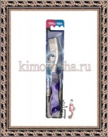 EQ MAXON Mashi Maro Anti-Bacterial Super Bristles Toothbrush - Зубная щетка со сверхтонкими щетинками двойной высоты и складной ручкой, средней жесткости