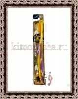 EQ MAXON Mashi Maro Nano Gold Toothbrush - Зубная щетка со сверхтонкими щетинками двойной высоты и анатомической ручкой с ионами золота, средней жесткости