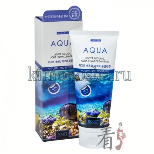 JIGOTT Natural Aqua Foam Cleansing Пенка для умывания очищающая и увлажняющая Экстракт гамамелиса вирджинского в составе пенки оказывает противовоспалительное и восстанавливающее действие, освежает, тонизирует и успокаивает кожу. Нежная обильная пенка великолепно удаляет загрязнения, излишки кожного сала и ороговевшие клетки, очищает поры. Комплекс растительных экстрактов интенсивно увлажняет, очищает кожу, возвращает ей здоровый вид и придает сияние. Для всех типов кожи.