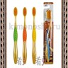 EQ MAXON Nano Gold Toothbrush - Зубная щетка c наночастицами золота, сверхтонкой двойной щетиной, средней жесткости, стандартная чистящая головка, изогнутая ручка - EQ MAXON Nano Gold Toothbrush - Зубная щетка c наночастицами золота, сверхтонкой двойной щетиной, средней жесткости, стандартная чистящая головка, изогнутая ручка