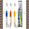 EQ MAXON Nano Silver Toothbrush - Зубная щетка c наночастицами серебра, сверхтонкой двойной щетиной, средней жесткости, стандартная чистящая головка, изогнутая ручка - EQ MAXON Nano Silver Toothbrush - Зубная щетка c наночастицами серебра, сверхтонкой двойной щетиной, средней жесткости, стандартная чистящая головка, изогнутая ручка
