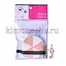 K-Beauty NR- 5 Спонж  косметический в кейсе, двухцветный - 300058