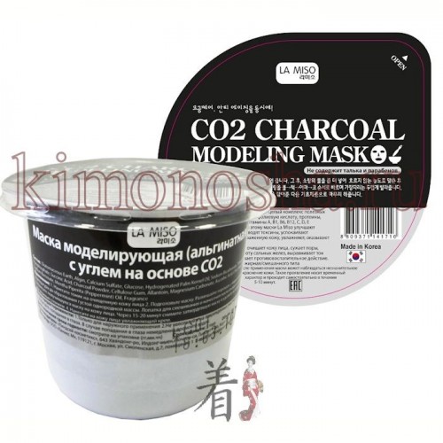La Miso CO2 Charcoal Modeling Mask Маска моделирующая альгинатная с углем на основе CO2 Альгинатная маска с углём содержит альгиновую кислоту из бурых и красных водорослей. Маска с углём интенсивно очищает кожу лица, очищает и сужает поры, выравнивает тон кожи, улучшает её внешний вид. Тип кожи: жирная/смешанная. Благодаря богатому питательному комплексу веществ маска улучшает обменные процессы, выводит токсины, успокаивает покрасневшую и раздраженную кожу, увлажняет, оказывает эффект лифтинга. Альгинатная маска не содержит талька и парабенов.