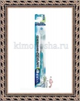 EBISU Medifit - Зубная щетка 4-х рядная с компактной головкой с косым срезом щетинок, Жесткая