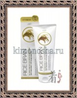 JIGOTT Premium Facial Rice Bran Peeling Gel - Премиальный гель-пилинг с рисовыми отрубями, 180 мл