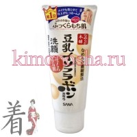 SANA SOY MILK MOISTURE CLEANSING WASH - Пенка для умывания и снятия макияжа увлажняющая с изофлавонами сои, 150 гр